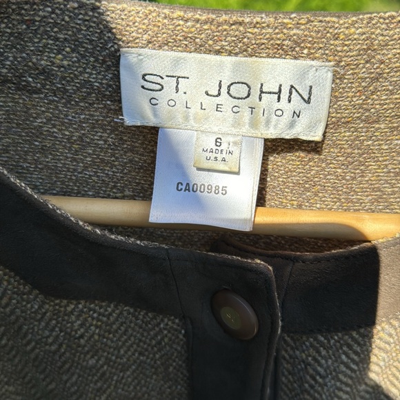 St John wool/suede jacket - Picture 2 of 5